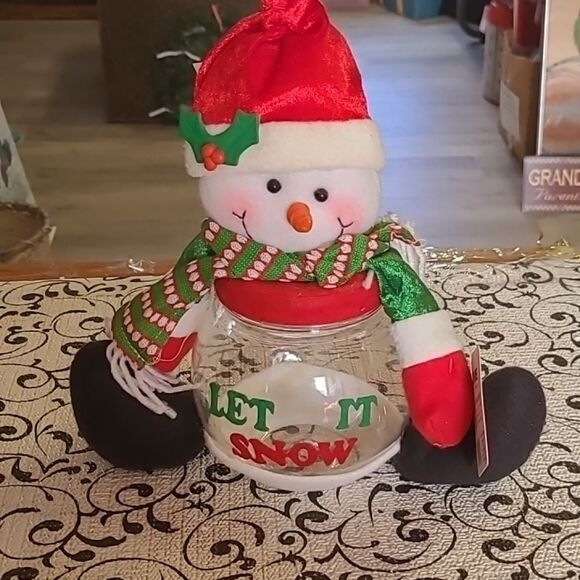 Snowman Holiday Container - Picture 1 of 6